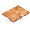 Chopping Board 15.7"x11.8"x1.5" Solid Acacia Wood