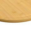 Chopping Boards 6 pcs Ø11.8"x0.6" Bamboo