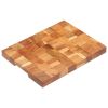 Chopping Board 15.7"x11.8"x1.5" Solid Acacia Wood