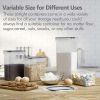 Kitchen Food Storage Containers Set, Kitchen Pantry Organization and Storage with Easy Lock Lids, 8 Pieces