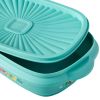 20 Piece Plastic Food Storage Container Variety Set, Breezy Blossom