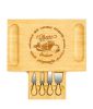 Kitchen Natural Bamboo Cutting Board Bamboo Cheese Board Set