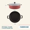 Easy Clean 14" Nonstick Family Pan, Jumbo Cooker With Lid